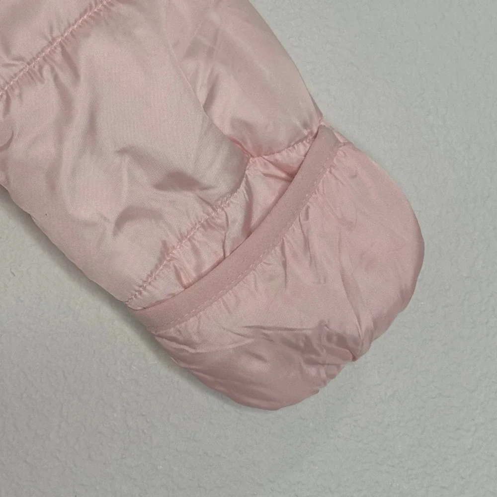 PINK PLATINUM Girls Snow Suit Bunting 9-12‎ Mnth Pink Hood Fleece Lining Winter